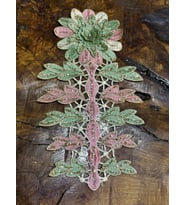 25X14 CM NAKIŞ SİM İŞLEME ÇİÇEKLİ KABARTMA APLİKE DİKİŞ AKSESUARI