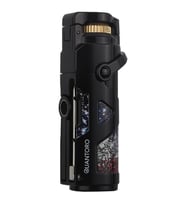 Quantoro Tek Torch Pürmüz Delicili/İğneli Siyah Metal Puro Çakmağı