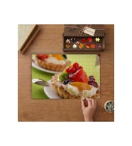 Meyveli Tartolet Tasarımı 240 parça Ahşap Puzzle Ahşap Kutuda MP01734
