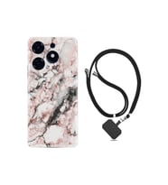 Spark 10 Pro Kılıf Resimli Boyun Askılı İpli Desenli Silikon Colorfull Marble 2 1389