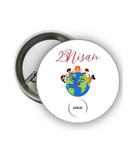 23 Nisan Rozeti - Kişiye Özel 23 Nisan Rozeti ( 20 Adet )