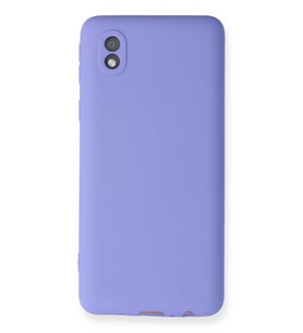Newface Samsung Galaxy A01 Core Kılıf First Silikon - Lila