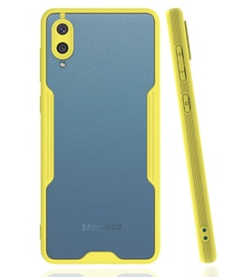 Newface Samsung Galaxy A02 Kılıf Platin Silikon - Sarı