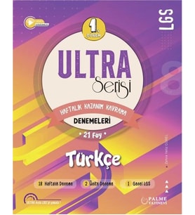 LGS 8. Sınıf ULTRA SERİSİ 1.DÖNEM TÜRKÇE DENEMELERİ
