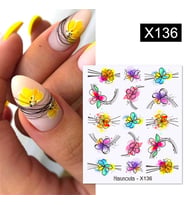 Su transferli nail art sticker X136 (53925-2)