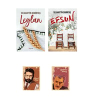 Selahattin Demirtaş Efsun - Leylan Roman Seti (2 NOT DEFTERLİ) (Renksiz)
