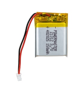 Powermaster 3.7 Volt 150 Mah Lityum Polimer Şarjlı Pil 4X20X25 mm Akıllı Saat Kulaklık Pili