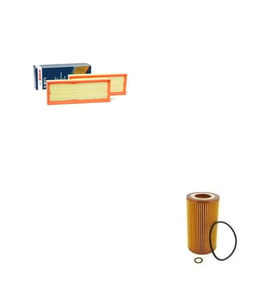 Bosch Filtre Bakım Seti Mercedes E320 W211 2002-2006 Benzin 224 Beygir Hava + Yağ filtre