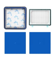 AeroFlow® Philips PowerPro Compact FC9330/09 Uyumlu FC8010/01 Yıkanabilir Filtre Seti  2x Sünger Filtreli