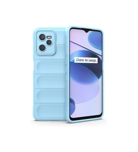 Durukar® Realme C35 Kılıf Optimum Silikon - Sky Blue