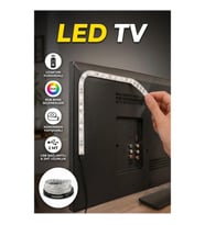 Uzaktan Kumandalı LED TV Arka Işık Şeridi 2 Metre RGB Aydınlatma