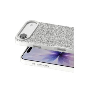 Onegif Apple iPhone 17 Air Bright Simli Kapak - Beyaz