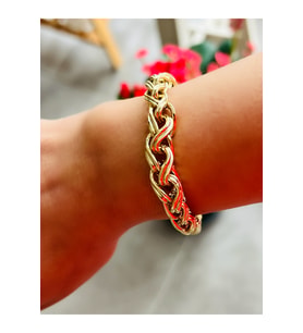 XUPING 14K SARMAL BİLEKLİK 19CM-GOLD RENK ACR8693
