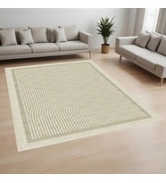 Eliana Home Dijital Baskı Yıkanabilir Kaymaz Taban Salon Halısı Ve Yolluk LN071-FNL344 (Bej)