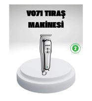 Mey İthalat® Gümüş Desenli Şarjlı Tıraş Makinesi – 120 Dakika Çalışma Süresi, 3 Başlıklı