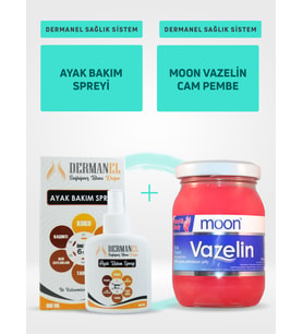 Dermanel Ayak Bakım Spreyi+Moon Vazelin Cam Pembe