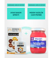 Dermanel Ayak Bakım Spreyi+Moon Vazelin Cam Pembe
