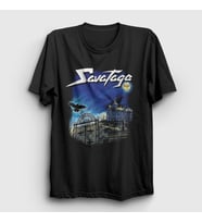 Presmono Unisex Siyah Poets And Madmen Savatage T-Shirt 550698tt