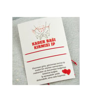 Kader Bağı Kırmızı İp Bileklik