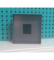 Açılı Diafon 15x15x10,5 Ap 1 Zil Paneli, Metal Yön Çevirme Ve Koruma Kutusu Antrasit