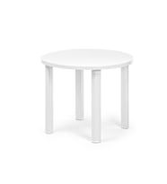 Omnipazar SY-2550 Beyaz Yuvarlak Plastik Masa 90x73 cm
