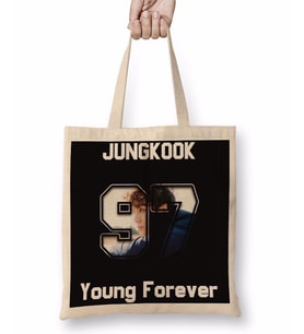 Bts Young Forever Jungkook Bez Çanta Uzun Saplı