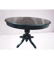 Masa 14563 Baba ıhlamur ayak Kayın Kaplama MDF Tabla Natüre Siyah Boya 110 Açılı
