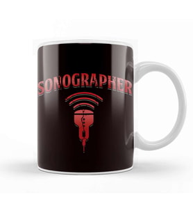 Sonographer Ultrasound Sonography Echography Hospital Doctor Kupa Bardak Porselen