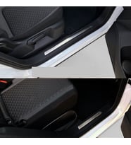 Volkswagen Tiguan Uyumlu Krom İç Kapı Eşiği 4 Parça Çelik (2016-)
