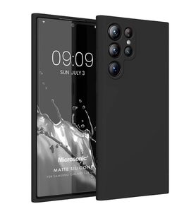Microsonic Matte Silicone Samsung Galaxy S25 Ultra Kılıf Siyah