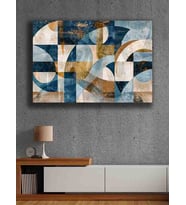 Koç stüdyo Modern tasarım kanvas tablo 50x70 (Çok Renkli)
