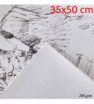 Canson 1557 Dessin JA Beyaz Resim/Çizim Kağıdı 200 gr. 35x50 cm. 10 Adet 