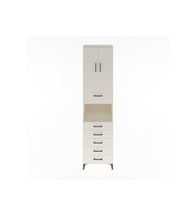 Hyperion Dolap 3 Raflı 6 Çekmeceli 2 Kapaklı 60x44x243 Aytaşı-Aytaşı