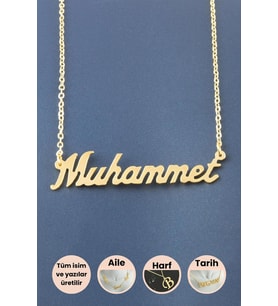 Muhammet İsimli Kolye