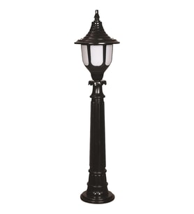 AVONNI BSU-68190-BSY-B Siyah Boyalı Dış Mekan Aydınlatma E27 ABS Polikarbon Cam 24cm