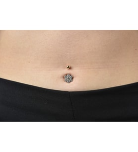 çelikoğlu kuyumculuk 14 ayar altın göbek piercingi 2,79 gr