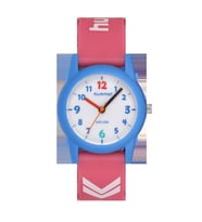 Hummel Kız Çocuk Kol Saati Mavi Pembe Hm-1007Ka-8 (Mavi-Pembe)