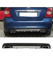 Ford Focus 2 Gri Difüzör Çiftli Kare Egzoz Görünümlü D Tip Difizör 2004 - 2010