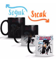 Anime Bleach Ichigo Ulquiorra Grimmjow Anime Sihirli Kupa Bardak Porselen