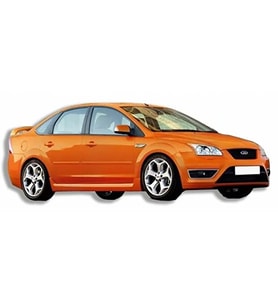 Ford Focus 2 Yan Marşpiyel Seti Mat Siyah Plastik 2 Adet 2004 2005 2006 2007 2008 2009 2010