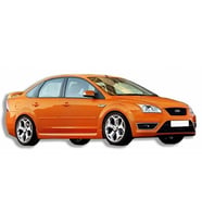 Ford Focus 2 Yan Marşpiyel Seti Mat Siyah Plastik 2 Adet 2004 2005 2006 2007 2008 2009 2010