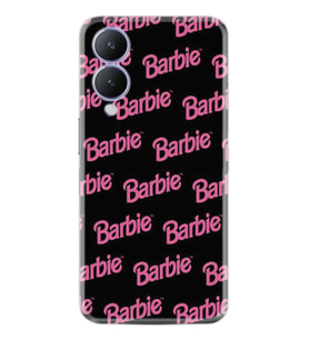 Vivo Y17S Kılıf Resimli Desenli Baskılı Silikon Barbie 1404