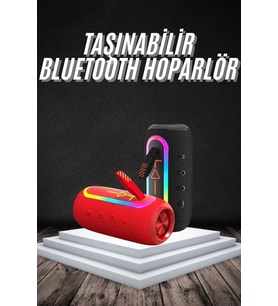 Bluetooth Hoparlör USB Şarjlı Uzun Pil Ömrü Android ve İOS Uyumlu Renkli