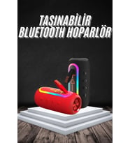 Bluetooth Hoparlör USB Şarjlı Uzun Pil Ömrü Android ve İOS Uyumlu Renkli