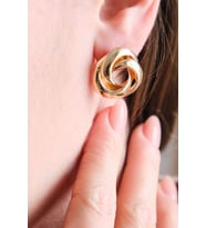 Kadın Gold Loop Küpe