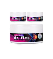 Dr.Flex Kavanoz Vücut Masaj Kremi 3 Adet Omega3Lü Kolajenli Bamya Ardıç Kuyruk Yağlı