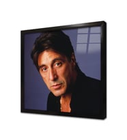 Al Pacino Çerçeveli Cam Tablo