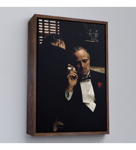 Çerçeveli Godfather Film Tablo (Siyah)