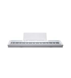 Kurzweil KAE1-WH Taşınabilir Dijital Piyano Beyaz (Orta Seviye) 88 Tuşlu Hassas Klavye, Dahili Ses Sistemi, Modern Kompakt Tasarım