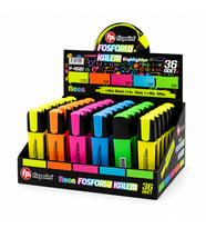 36 ADET NEON FOSFORLU KALEM - STANDLIDIR İÇİNDE 12 - SARI - 6 - TURUNCU - 6 - PEMBE - 6 - MAVİ - 6 - YEŞİL (5680)
